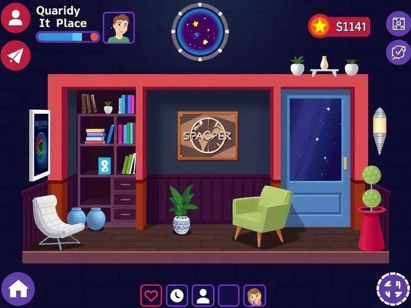 Space Renovation Quest Game Screenshot